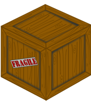 Perspective Wooden Crate