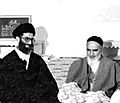 President Ali Khamenei visit to Ruhollah Khomeini - August 13, 1986