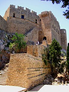 Rhodos Ritterkastell bei Lindos