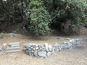 Ruins of Orchard Camp on Mount Wilson Trail