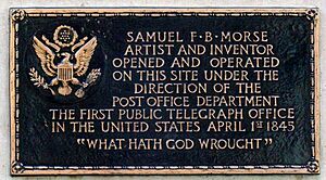 Samuel Morse plaque