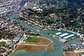 San Rafael California Canal Area aerial view