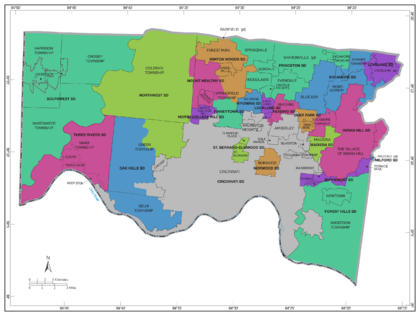 School districts in Hamilton County, Ohio