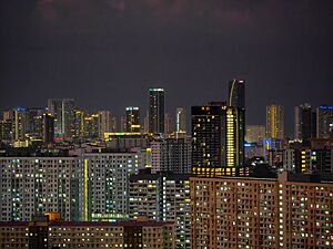 Skyline of George Town at dusk 012024