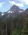 Sperry Peak of Cascade Range