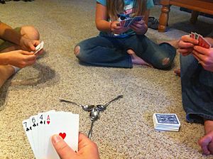 Spoons Card Game Start