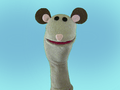 Squeak, a sock puppet from Totally Socks