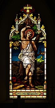 St Sebastian - Celina, Ohio - Saint Sebastian window