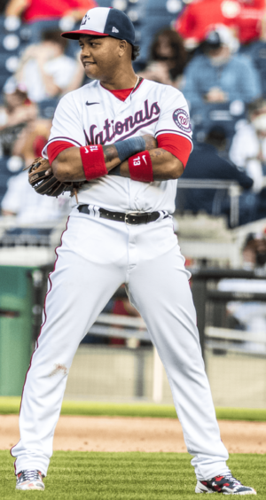 Starlin Castro from Nationals vs. Braves at Nationals Park, April 6th, 2021 (All-Pro Reels Photography) (51101629529) (cropped).png