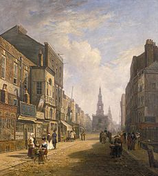 The Strand, Looking Eastwards from Exeter Change, c1824