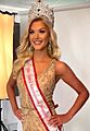 Victoria Kjaer Theilvig as Miss Grand Denmark 2022, half length