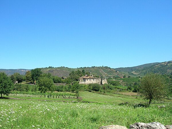 Vista desde Santa Tecla de San Paio de Abelenda