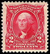 Washington stamp 2c 1903 issue