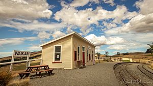 Weka Pass Railway Station, Waikari, New Zealand