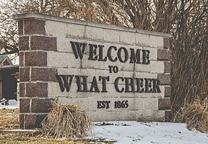 Welcome to What Cheer, Iowa (23977534623)
