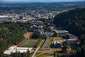 Western Washington University Looking North