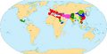 World map 250 CE