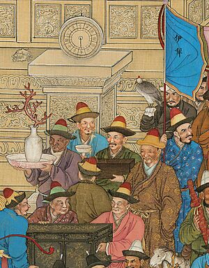 万国来朝图 (Ili delegates in Peking in 1761)