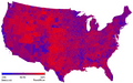 2004 US elections purple counties