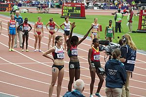 2012 Olympics - Womens 5000m start 4