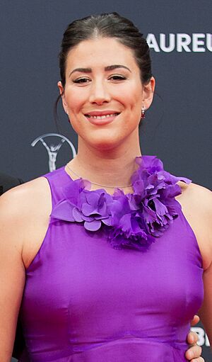 25th Laureus World Sports Awards - Red Carpet - Garbiñe Muguruza - 240422 182821-2 (cropped).jpg