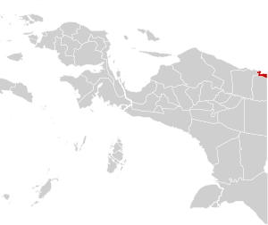 Location within Papua