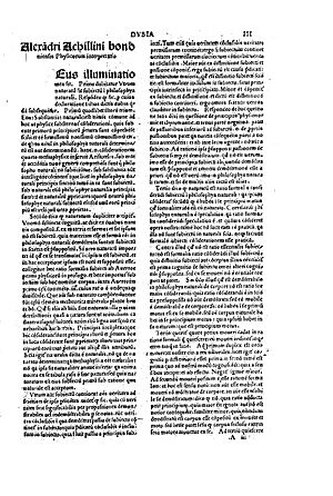 Achillini, Alessandro – Expositio primi physicorum, 1512 – BEIC 52062