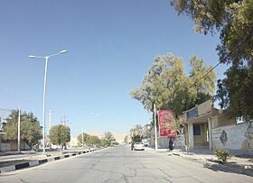 Along Imam Khomeini Blvd in Evaz