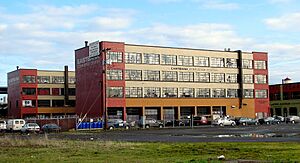 Auto Freight Transport Building side - Portland Oregon