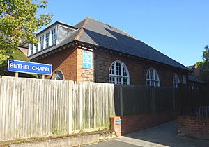 Bethel Strict Baptist Chapel, The Bars, Guildford (April 2014, from Northwest) (1).JPG