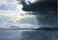 Bierstadt Albert Approaching Thunderstorm on the Hudson River