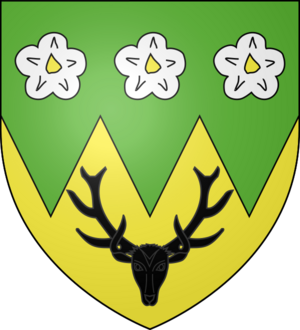 Blason ville fr Ploudaniel (Finistère)