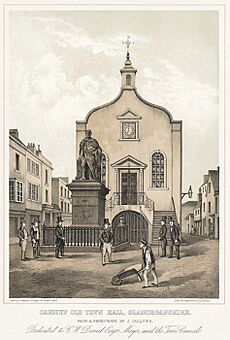 Cardiff old town hall, Glamorganshire