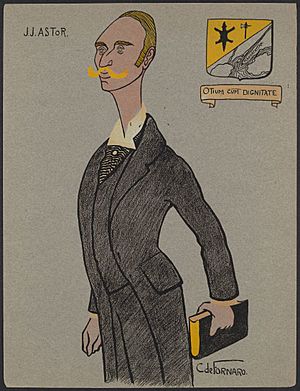 Caricature of John Jacob Astor