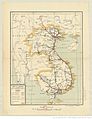Carte de l'Indochine Routes chemins (...)Indochine française btv1b530574891 1