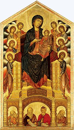 Cimabue Trinita Madonna
