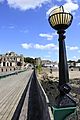 Clevedon Pier, cast iron lamp