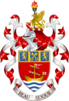 Coat of arms of Budleigh Salterton Town Council.svg