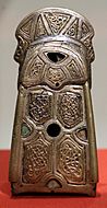 Contenitore della campana di san Senano di Inis Cathaigh, xi secolo, dal'isola di scattery, co. di clare