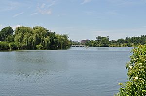 Delaware Park lake
