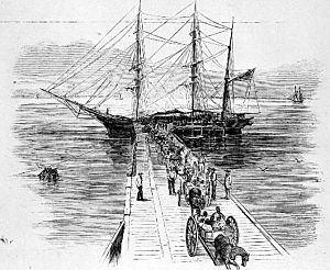 Drawing of a landing of a cargo of slaves (6174670915)