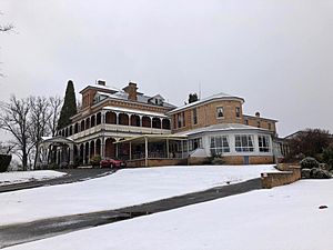 Duntryleague guesthouse and golf club in winter 2019
