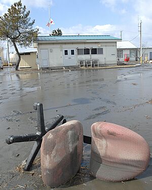 Earthquake Aftermath in Misawa and Hachinohe, Japan Image 1 of 7
