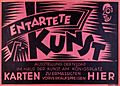 Entartete Kunst poster, Berlin, 1938