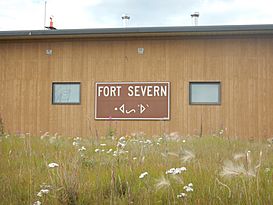 Fort severn Airport Sign