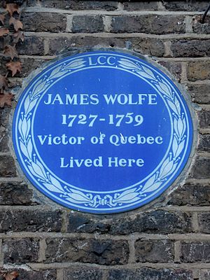 General James WOLFE (1727-1759) Victor of Quebec lived here.