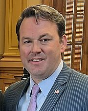 Georgia Lt. Gov. Burt Jones 2023 (cropped 2).jpg