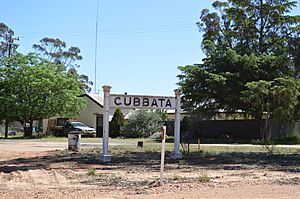 Gubbata Railway Sign