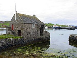 Hanseatic Trading Booth at Symbister Whalsay - geograph.org.uk - 99991