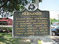 Historical Marker at Court Square Hernando MS 02